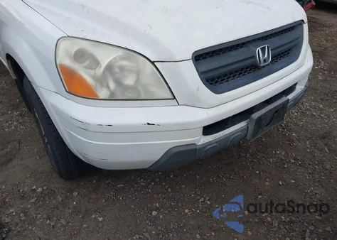 2004 Honda Pilot Ex-L из США, поврежденный, VIN 2HKYF18744H606242